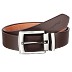 Genuine Leather Belt For Men |Pin Buckle| Brown